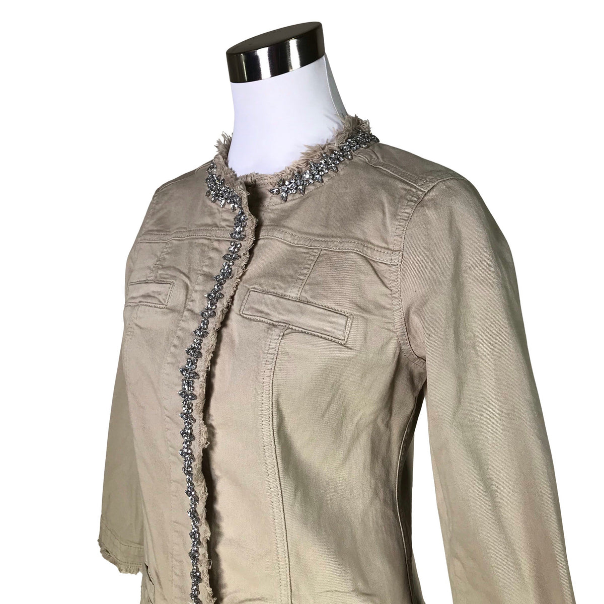 Unisex Liu Jo - Denim jacket, size 38 - Beige (3)