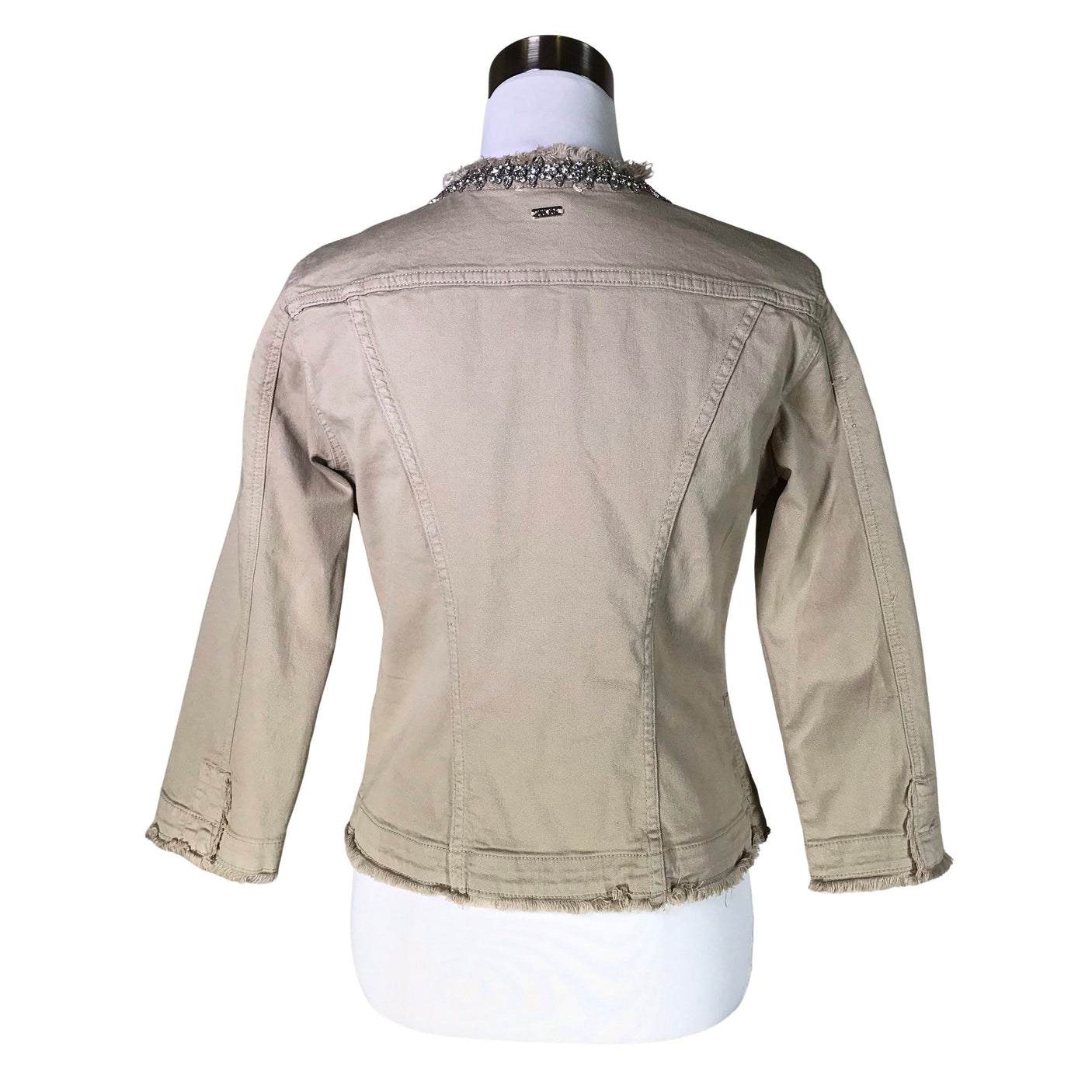 Unisex Liu Jo - Denim jacket, size 38 - Beige (2)