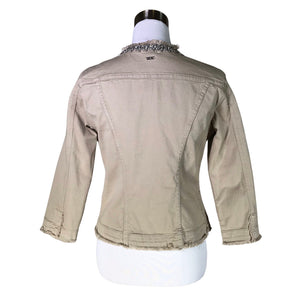 Unisex Liu Jo - Denim jacket, size 38 - Beige (2)
