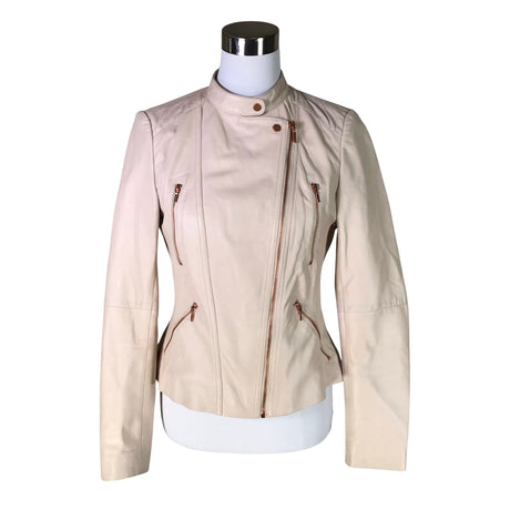 Unisex Esprit - Leather jacket, size 38 - Beige ()