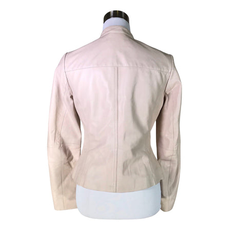 Unisex Esprit - Leather jacket, size 38 - Beige (2)