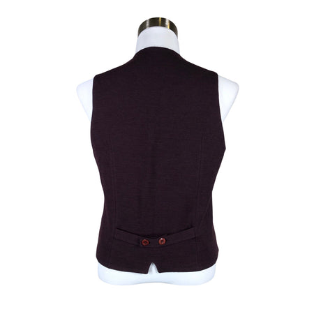 Unisex Eleventy - Suit vest, size L - Wine red (2)