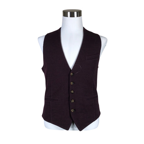 Unisex Eleventy - Suit vest, size L - Wine red ()