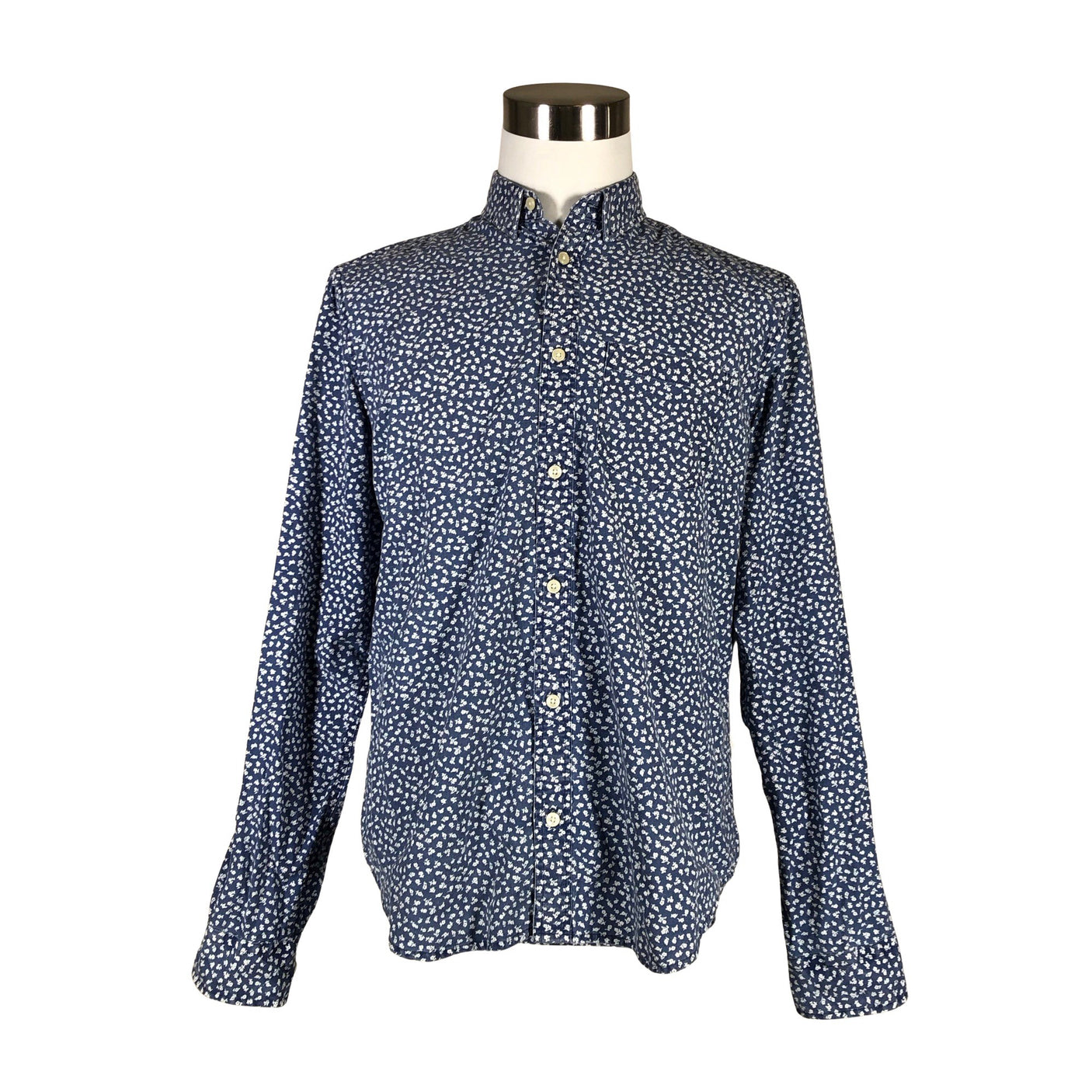 Unisex Cottonfield - Collared shirt, size L - Blue (1)