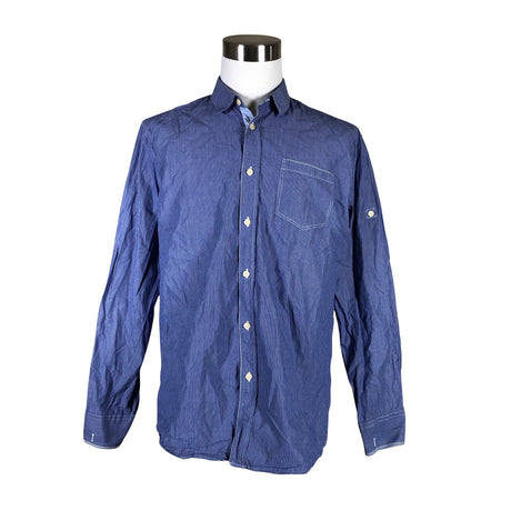 Unisex Pepe Jeans - Collared shirt, size XL - Blue ()