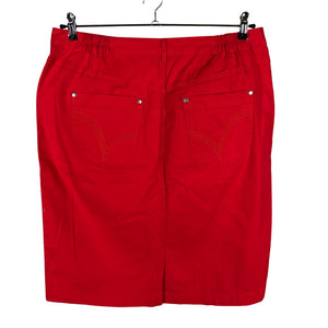 Unisex Signature - Fabric skirt, size 42 - Red (2)