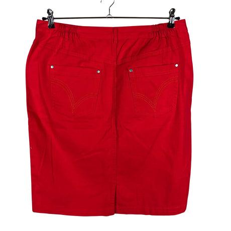 Unisex Signature - Fabric skirt, size 42 - Red (2)