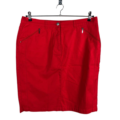 Unisex Signature - Fabric skirt, size 42 - Red ()