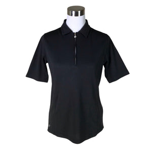 Unisex Daily Sports - Sports shirt, short sleeve, size 38 - Black (1)