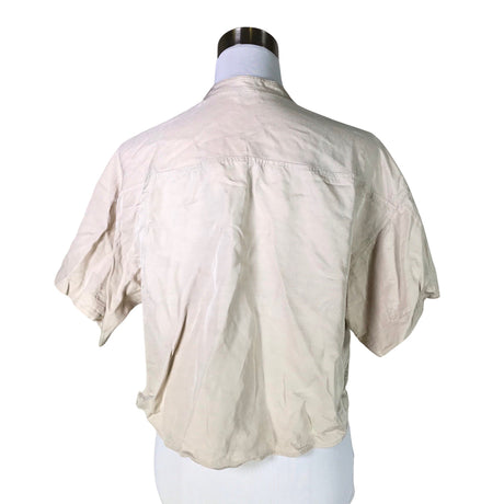 Unisex Filippa K. - Short-sleeved blouse, size 36 - Beige (2)