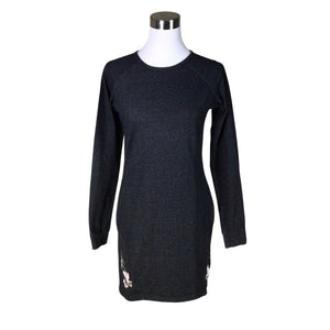 Unisex NOSH - Tricot dress, size 36 - Black (1)