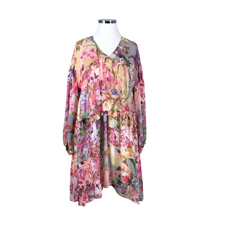 Unisex Esprit - Schiffon dress, size 42 - Pink ()