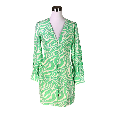 Unisex Y.A.S - Schiffon dress, size 38 - Green ()