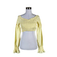 Unisex Na-KD - Blouse, size 36 - Yellow ()