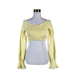 Unisex Na-KD - Blouse, size 36 - Yellow (1)