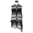 Unisex Ichi - Schiffon tunic, size 34 - Black ()