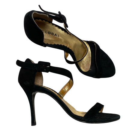 Unisex Global - Heeled sandals, size 41 - Black ()