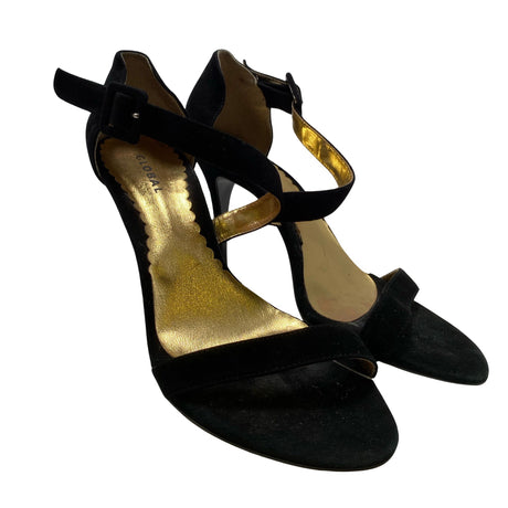 Unisex Global - Heeled sandals, size 41 - Black (2)
