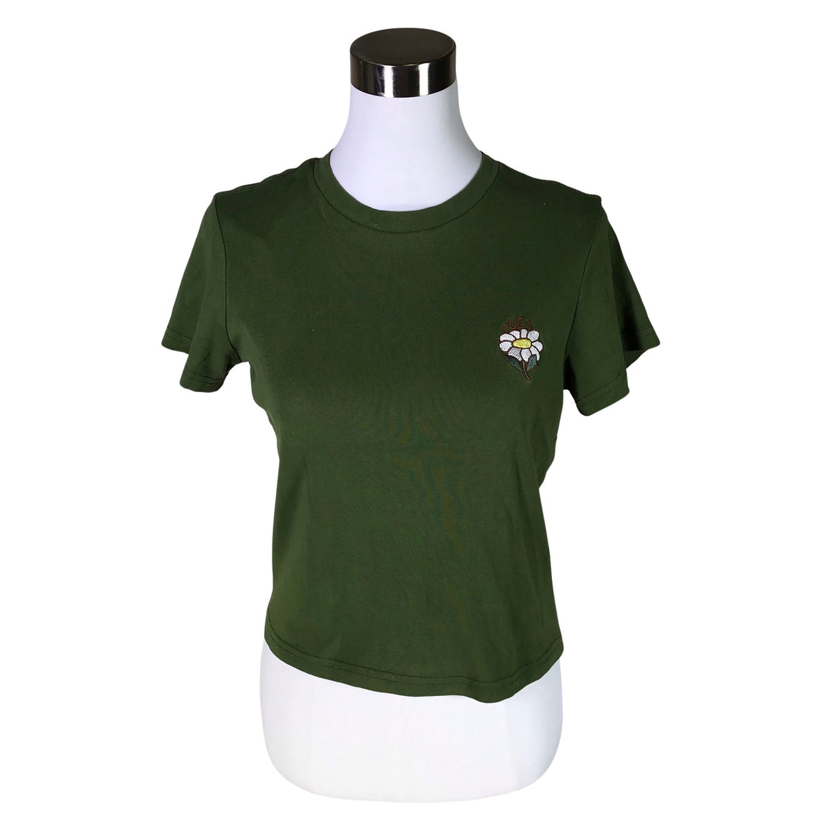 Unisex RVCA - T-shirt, size 38 - Green (1)