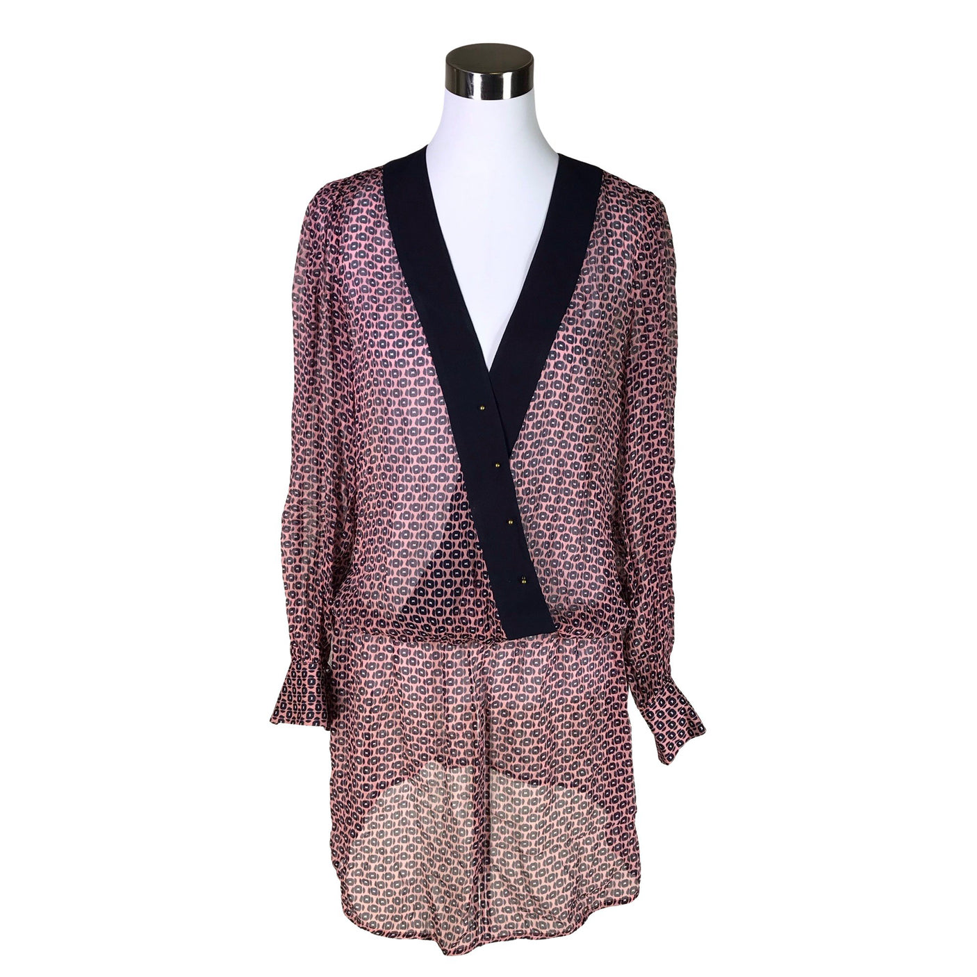 Unisex Baum und Pferdgarten - Schiffon dress, size 38 - Pink (1)