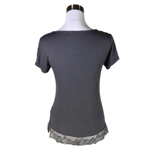 Unisex Cream - T-shirt, size 38 - Gray (2)