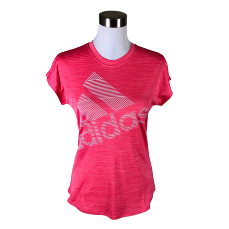 Unisex Adidas - Sports shirt, short sleeve, size 34 - Pink ()