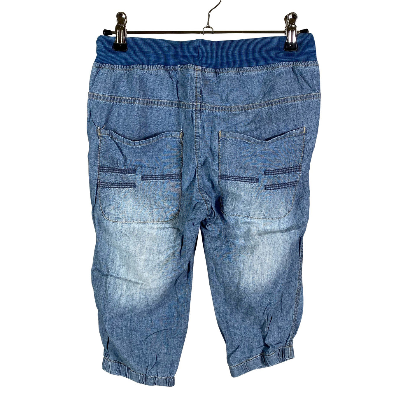 Unisex Polarn O. Pyret - Capri jeans, size 128 - 134 - Blue (2)