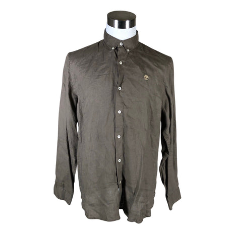Unisex Timberland - Collared shirt, size L - Brown ()