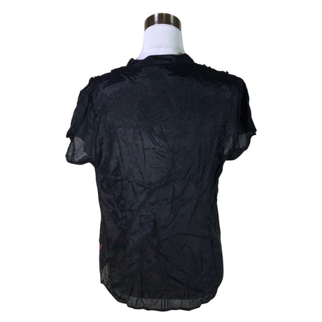 Unisex Jackpot - Short-sleeved blouse, size 38 - Black (2)