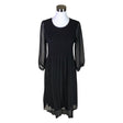 Unisex 2-Biz - Schiffon dress, size 38 - Black ()