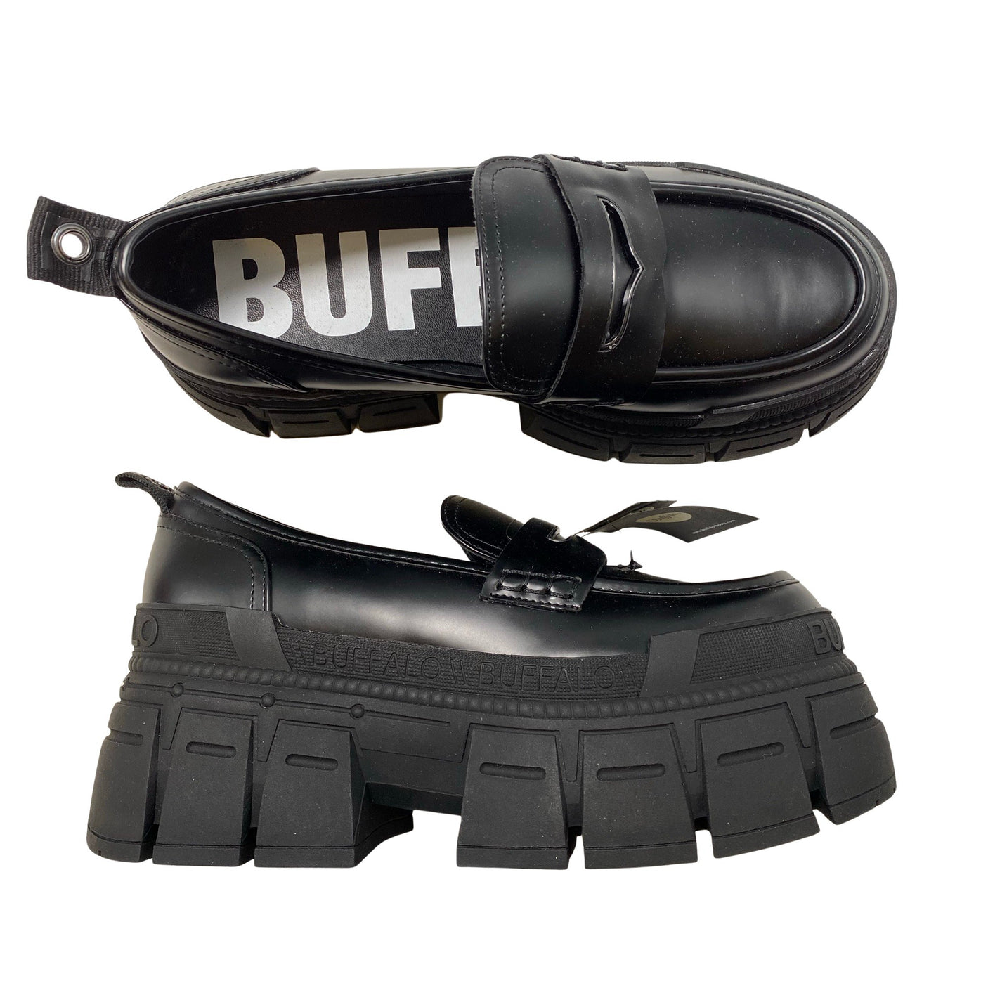 Unisex Buffalo - Loafers, size 40 - Black (1)