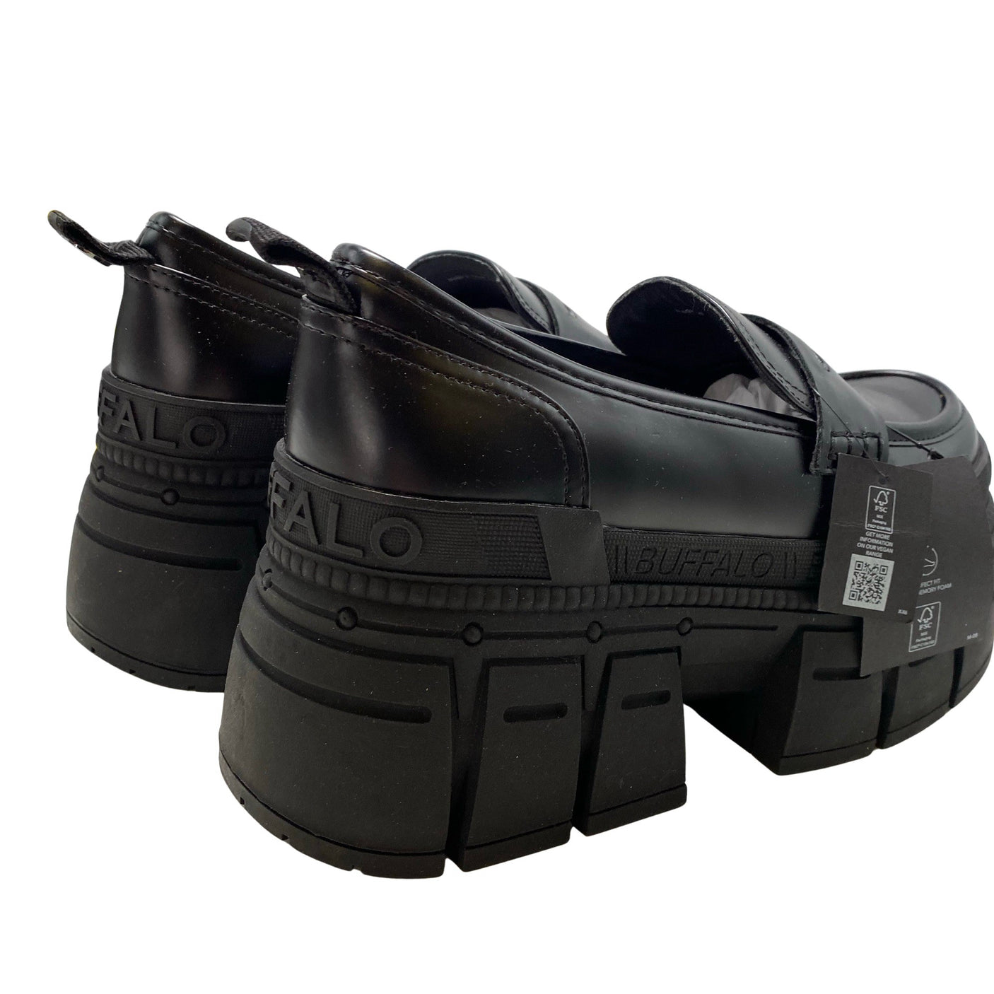 Unisex Buffalo - Loafers, size 40 - Black (2)