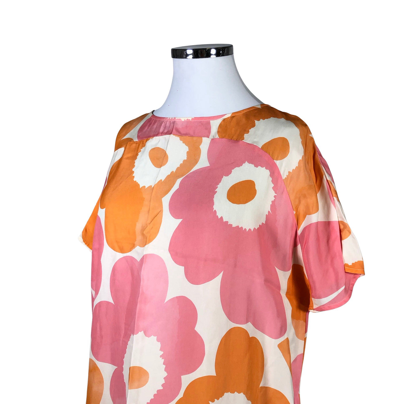 Unisex Marimekko - Schiffon dress, size 42 - Light pink (3)