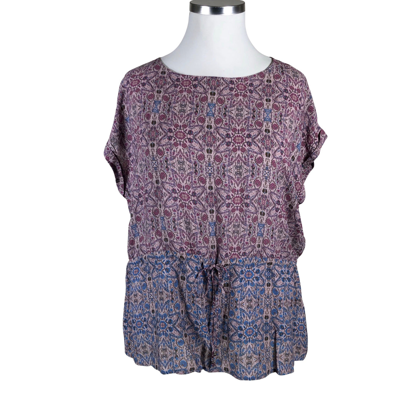 Unisex Esprit - Short-sleeved blouse, size 42 - Violet (1)