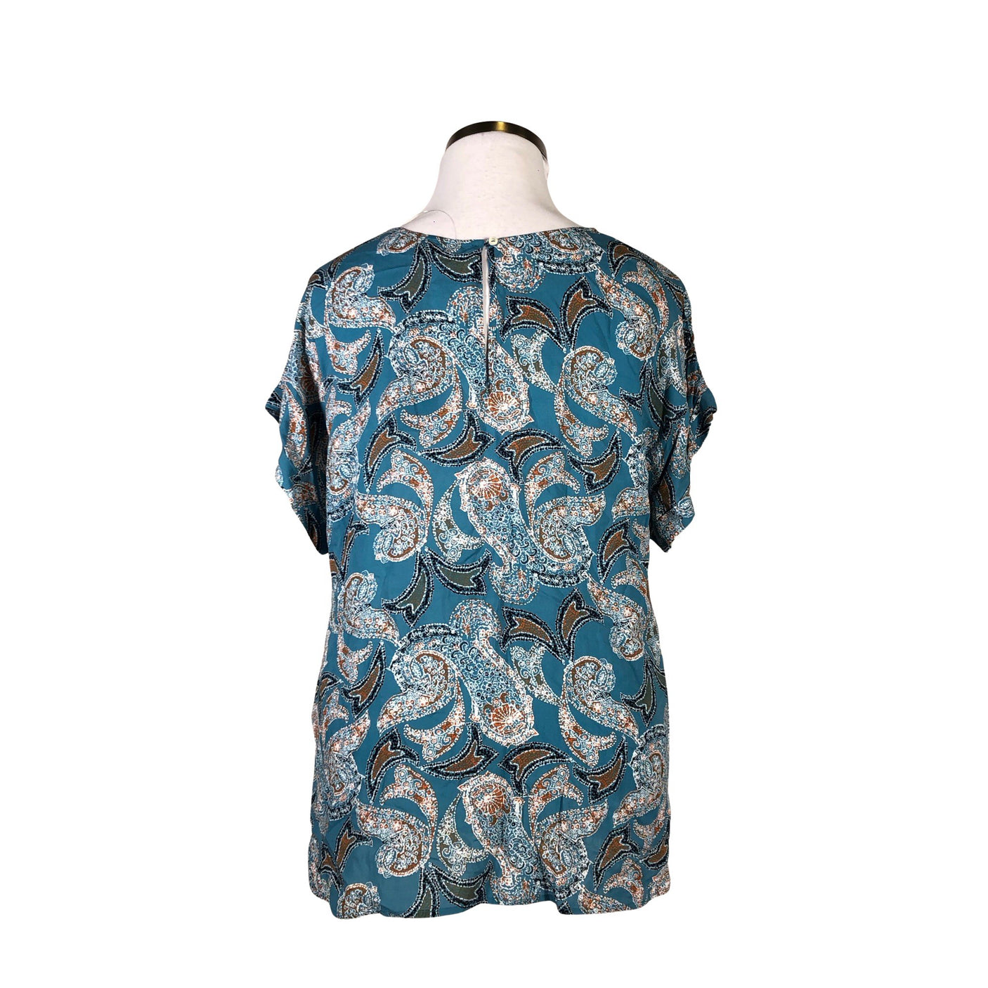 Unisex Marc O'Polo - Short-sleeved blouse, size 44 - Light blue (2)