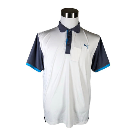 Unisex Puma - Sports shirt, short sleeve, size XL - White ()