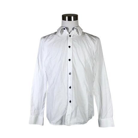 Unisex Pier One - Collared shirt, size L - White ()