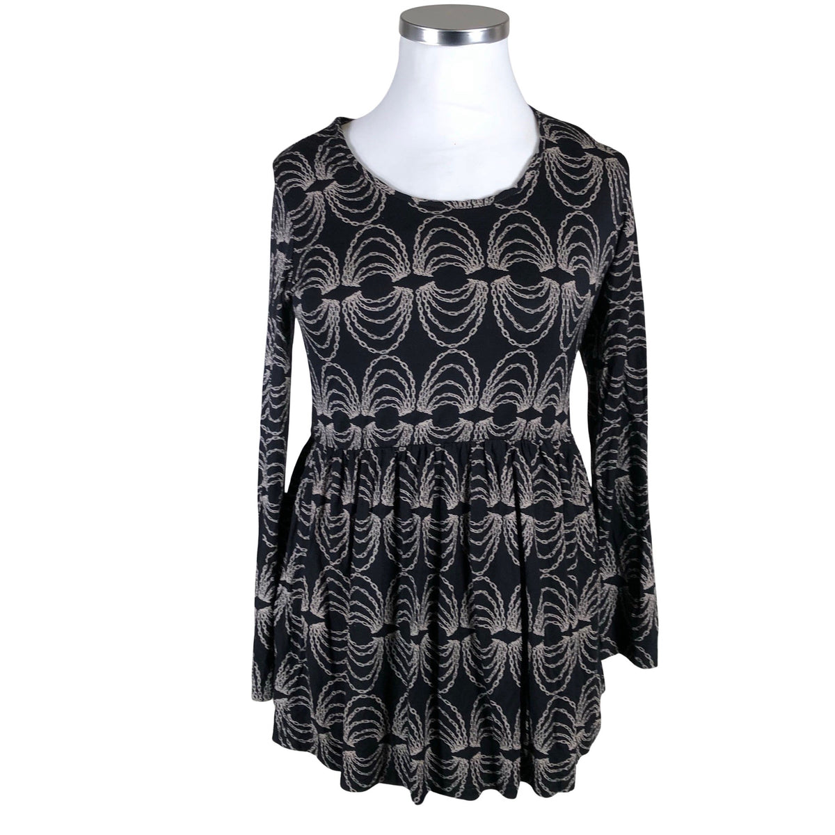 Unisex IVANAhelsinki - Tricot tunic, size 42 - Black (1)