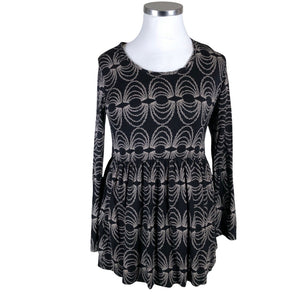 Unisex IVANAhelsinki - Tricot tunic, size 42 - Black (1)