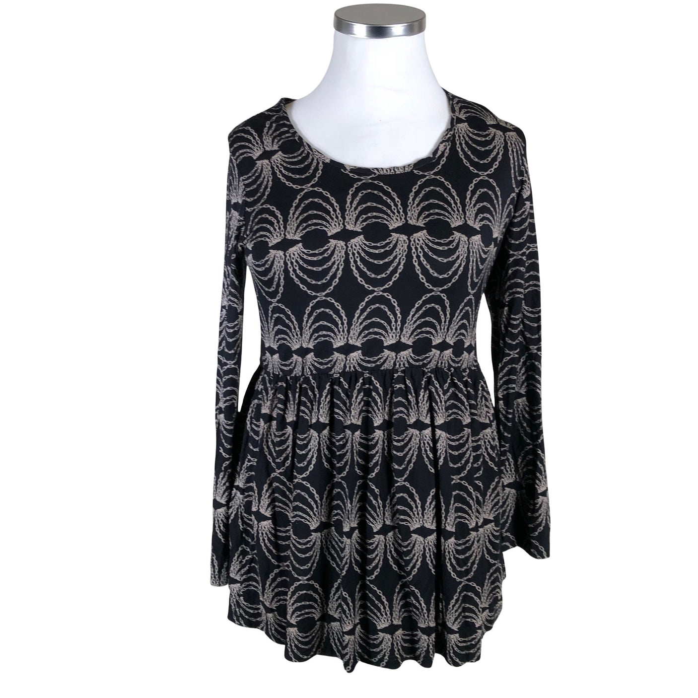 Unisex IVANAhelsinki - Tricot tunic, size 42 - Black (1)