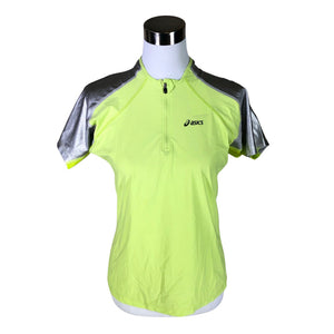Unisex Asics - Sports shirt, short sleeve, size 38 - Green (1)