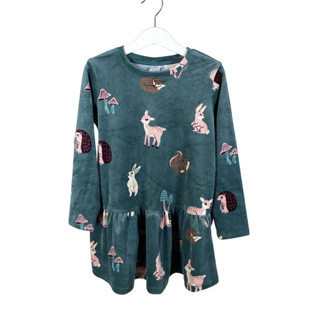Unisex Lindex - Sweatshirt dress, size 110 - 116 - Blue ()