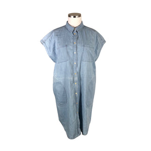 Unisex Part two - Denim dress, size 44 - Light blue (1)