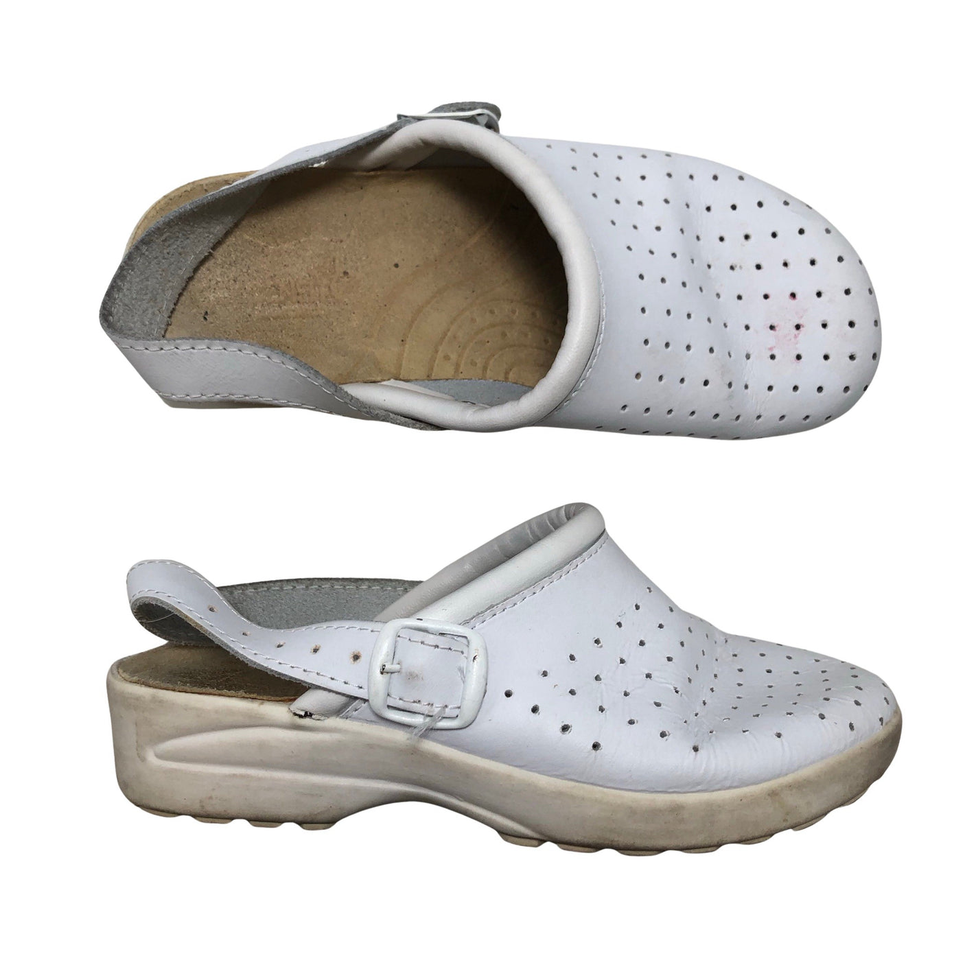 Unisex Goldenfit - Slip-on shoes, size 35 - White (1)