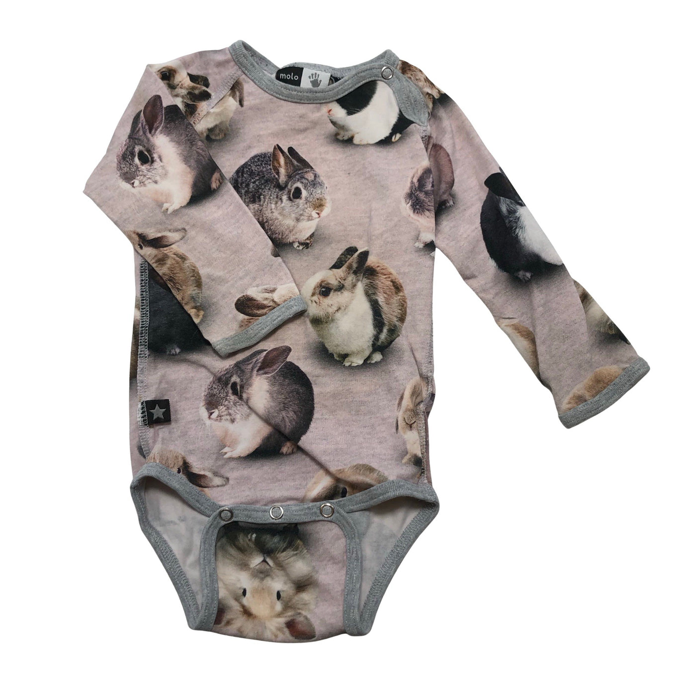 Unisex Molo Kids - Body, size 68 - 74 - Light pink (1)