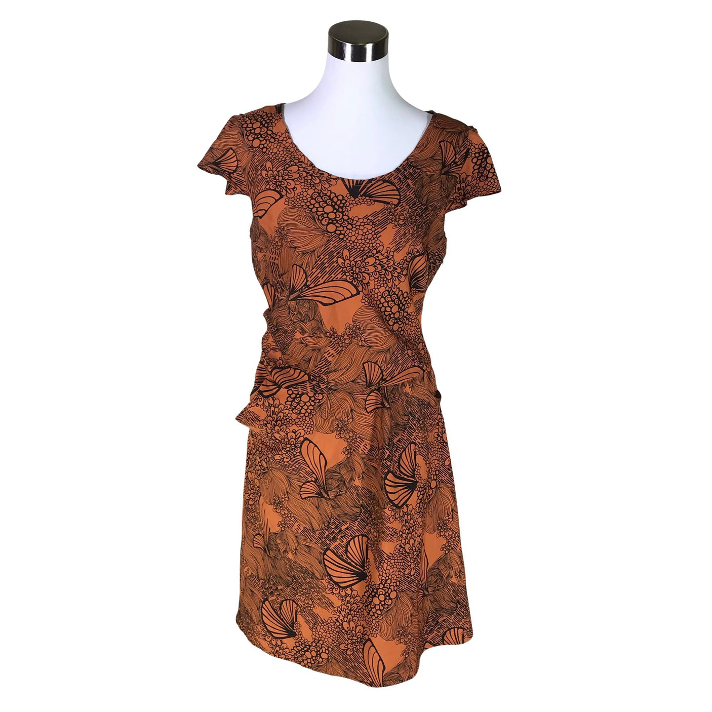 Unisex b.Young - Schiffon dress, size 40 - Brown (1)