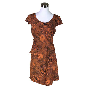 Unisex b.Young - Schiffon dress, size 40 - Brown (1)