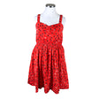 Unisex Lindy Bop - Tricot dress, size 44 - Red ()