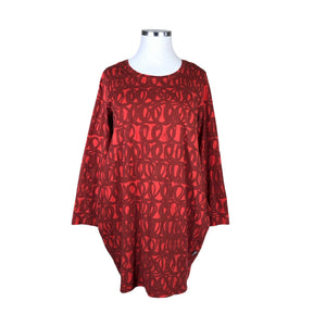 Unisex Taimi - Tricot dress, size 42 - Red (1)