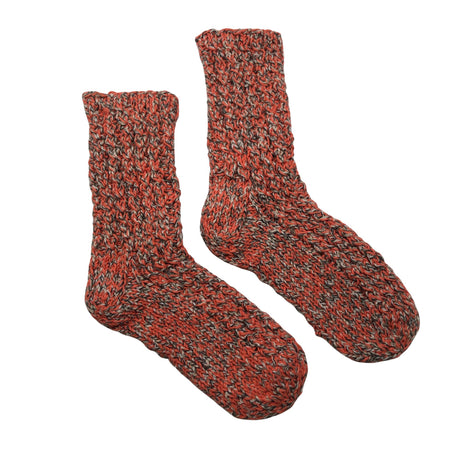 Unisex Handmade - Wool socks, size 38 - Orange ()